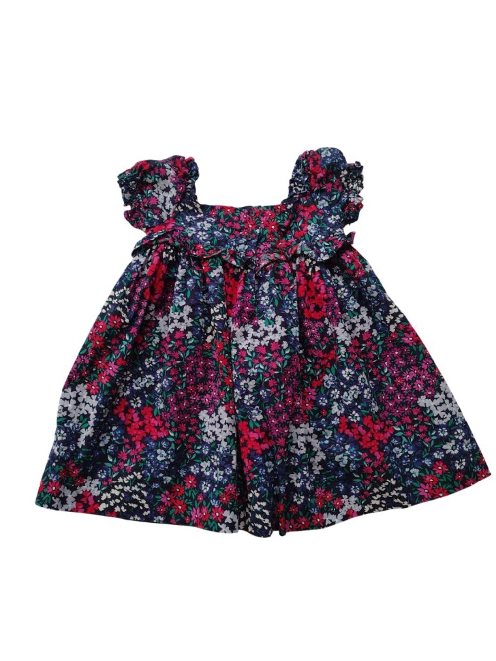Janie and Jack Baby Girl Dresses 12-18M Set of 2 Cotton Blend Summer Sundresses - Picture 8 of 11